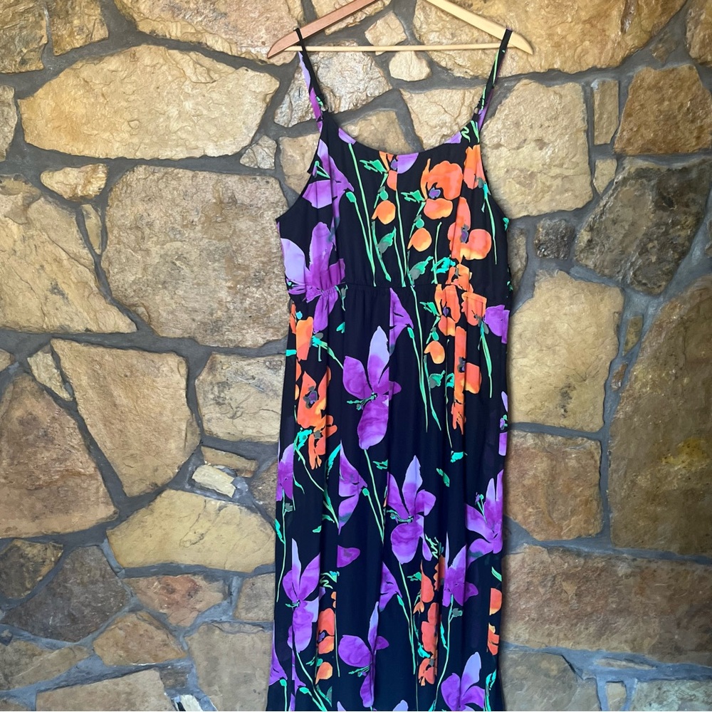 Lane Bryant Purple Maxi Sundress with Spaghetti Straps - Picture 11 of 16